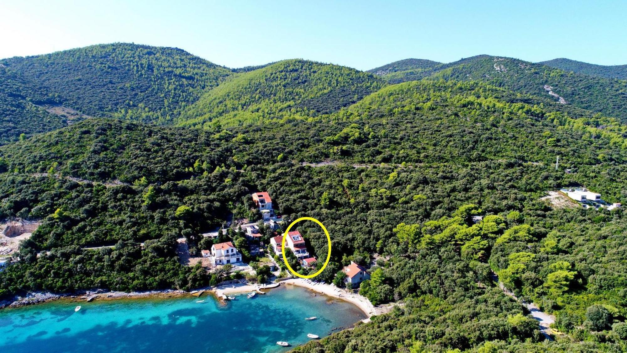 Apartments Villa Cebalo-Korcula Zrnovo Rum bild